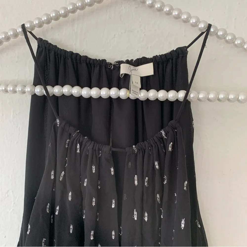 Joie Althia Metallic Embroidered Silk Dress - Picture 10 of 16